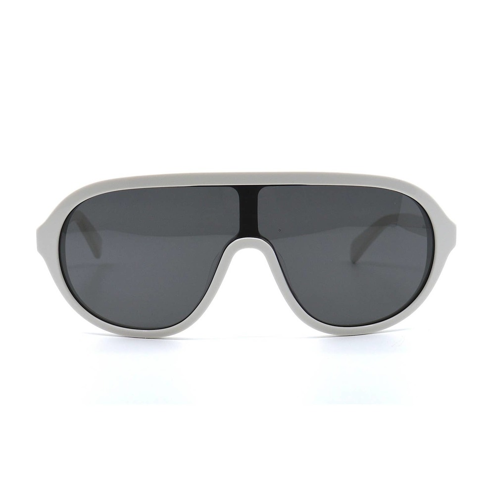 CELINE CL40234I WHITE DARK GREY LENS UNISEX SUNGLASSES - Picture 3 of 12
